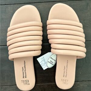 NEW Women's Blush Slide Sandals